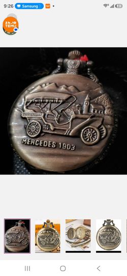 Mercedes Benz pocket watch SHIPPING AVAILABLE