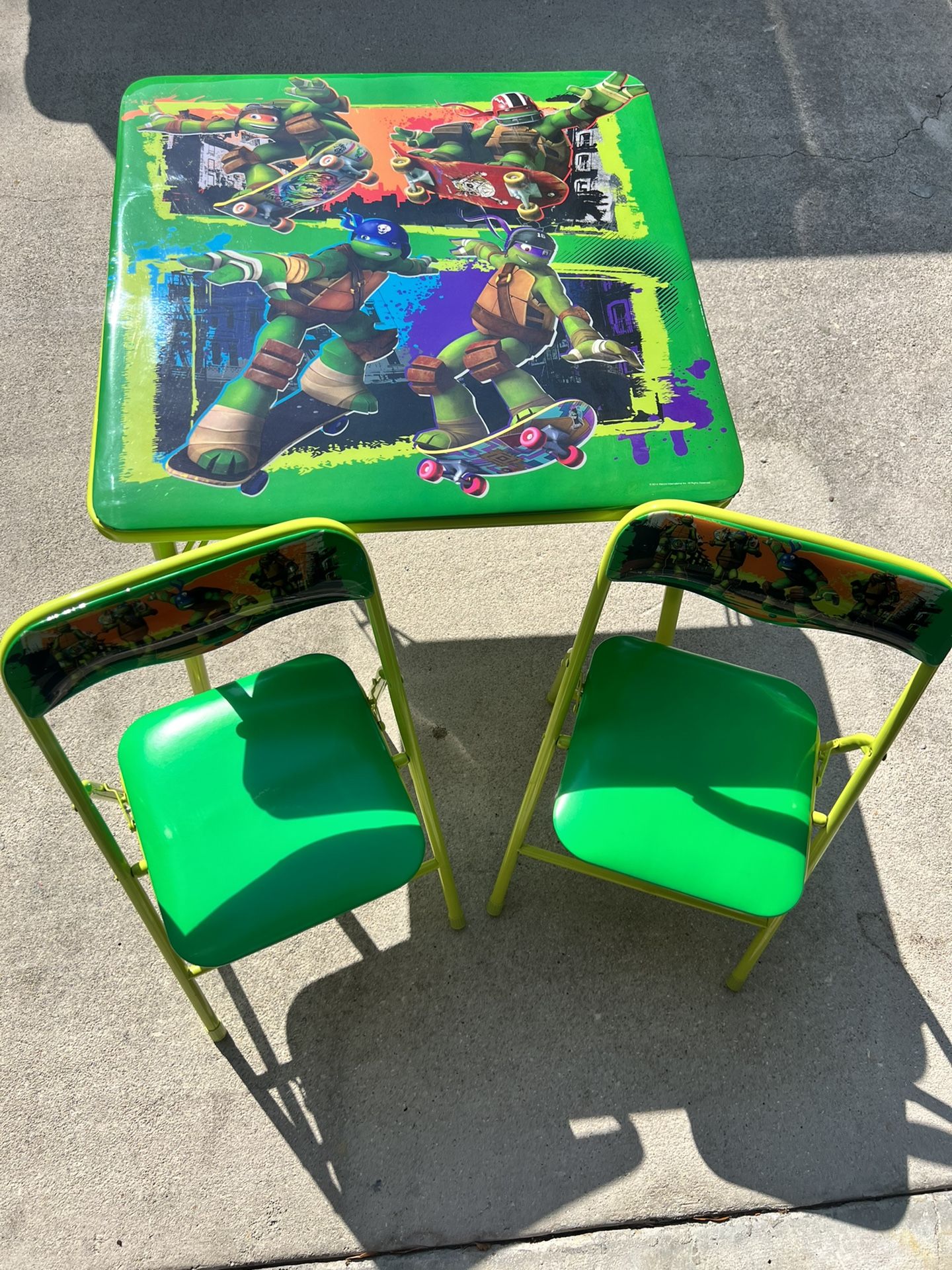 Ninja Turtles TMNT Table And Chairs