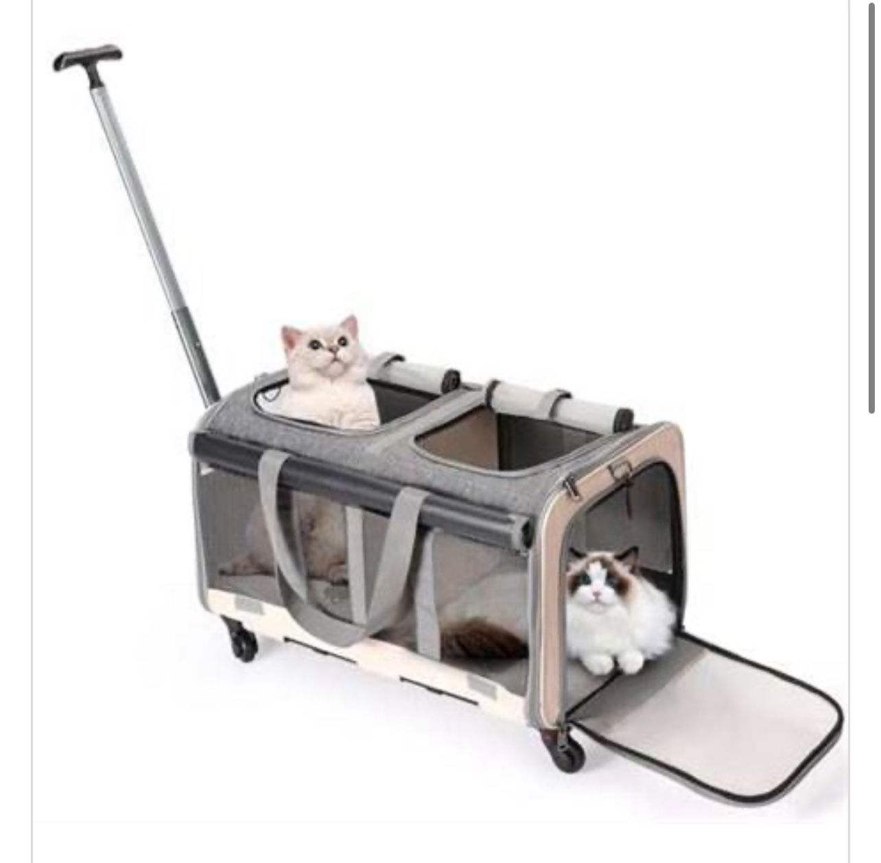 Cat Carrier with Wheels