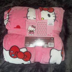 Hello Kitty Twin Valentines Blanket 