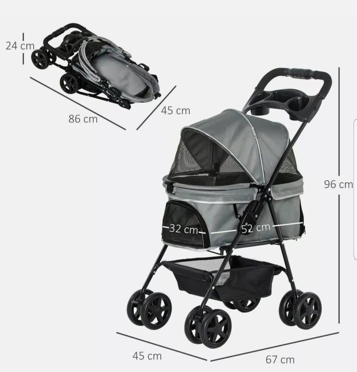 Pet Stroller; BRAND NEW, IN ORIGINAL BOX