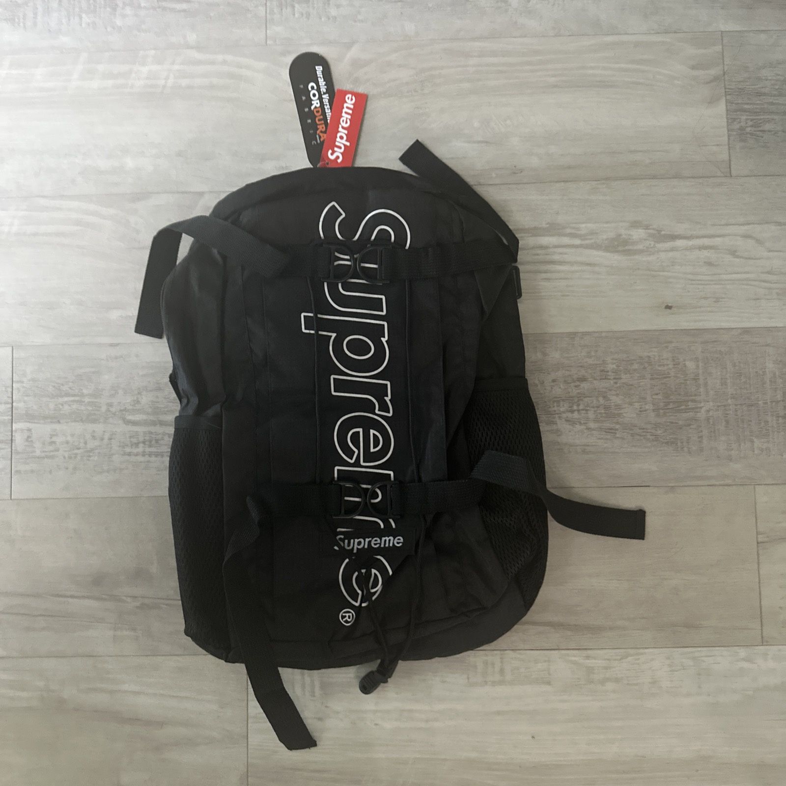 Black Supreme Fw18 Back Pack