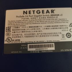 NETGEAR 24-Port Gigabit Ethernet Unmanaged Switch (JGS524) - Unmanaged,