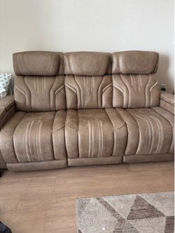 Sofa and loveseat