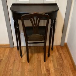 Antique Webster manufacturing company child’s desk and chair