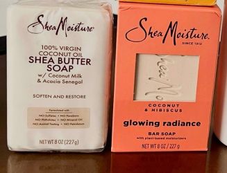 Shea Moisture Bar Soaps Coconut & Hibiscus 8oz