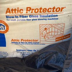 Blow In Insulation 3/4 Of A Bag