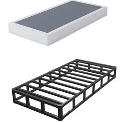 Brand New Twin / Twin XL Metal Box Spring Mattress Foundation (Easy Assembly)