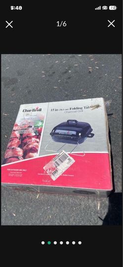 Paid $60 Char-Broil Portable Outdoor 15 Square Charcoal Grill