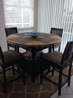Crate & Barrel-Belmont high dining table