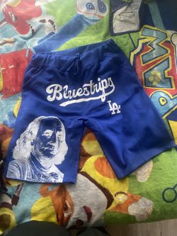 Blue Strip Shorts