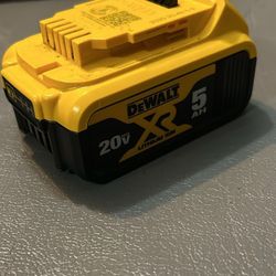 5AH Battery Dewalt 