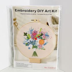 Embroidery DIY Art Kit No. CX0512, NEW!