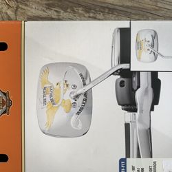 Motorcycle Travel Bag And 1 Commemorative Mirror