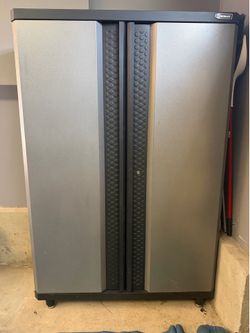 Kobalt 36-in W x 72-in H x 18.5-in D Freestanding Steel Garage Cabinet