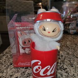 Lububu Coca-Cola Gray Doll Brand New 