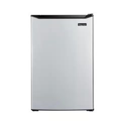 4.5 cu. ft. Mini Fridge with True Freezer in Stainless Look
