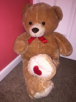 Large plush teddy bear