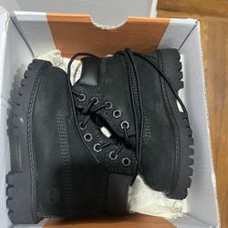 Black Timberlands 