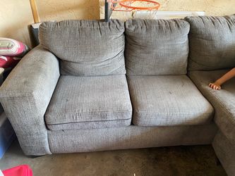 Gray Fabric Sofa