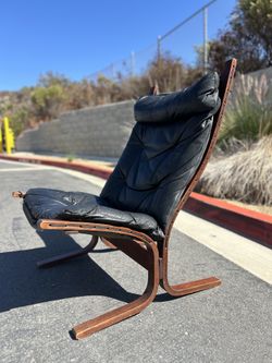 Mid Century Leather Ingmar Relling 'Siesta' Chair for Westnofa