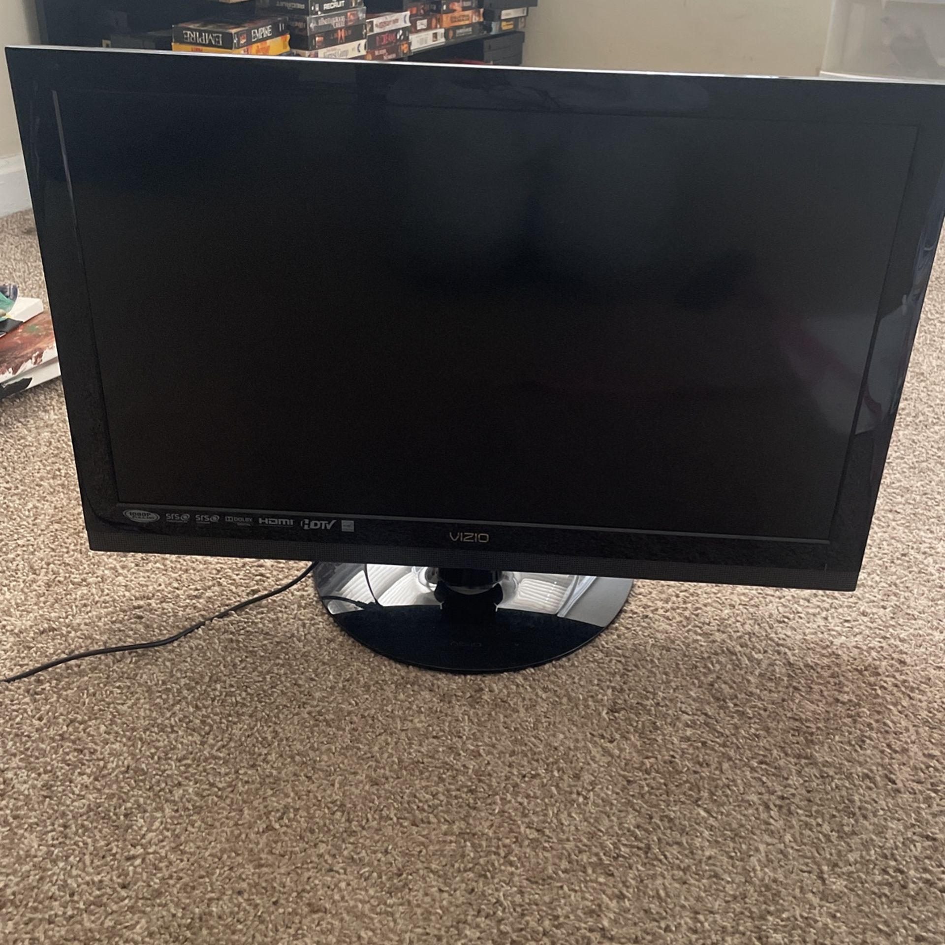 25 Inch Vizio TV With Remote