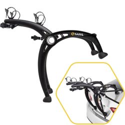 Saris Bike Racks, Bones EX Car Trunk Bicycle Rack Carrier, Mounts 2 Bikes, Black