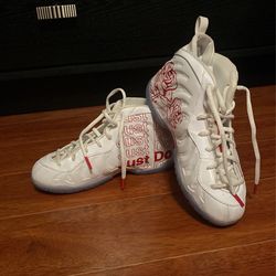 Nike Foampostie 1 White And Red And White