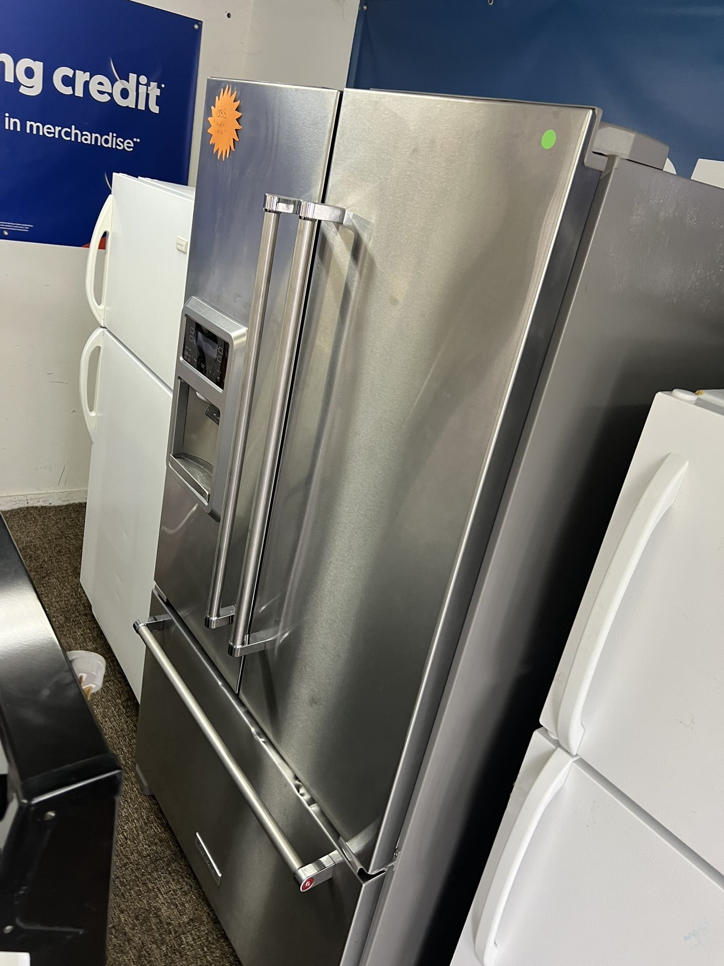 Stainless Steel Triple Refrigerator