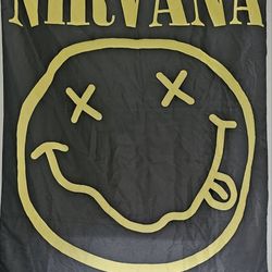VINTAGE NIRVANA FLAG BANNER