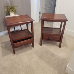 Wood End Tables