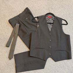 Boy's Formal Suit Vest And Pants, 16