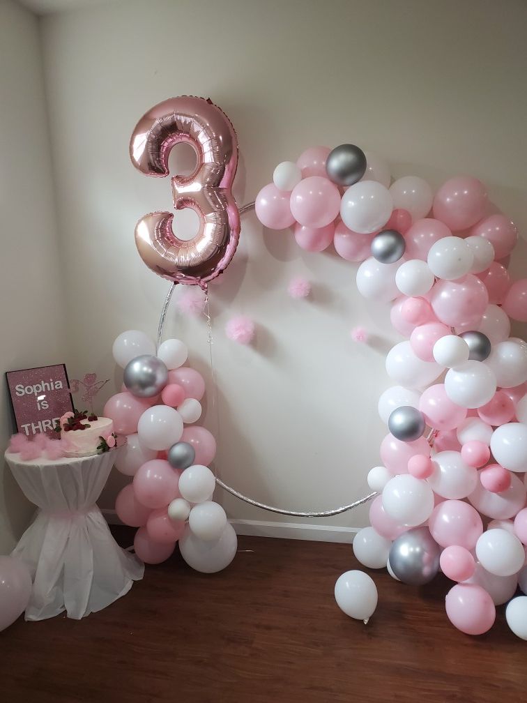 Baloons decor party girl