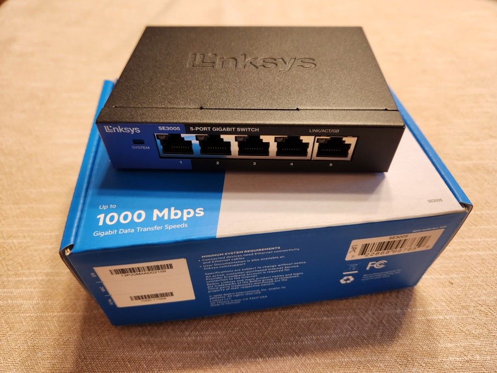 Linksys 5 Port Gigabit Switch