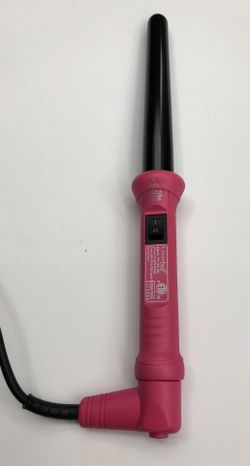 Fahrenheit Safari Collection 1" Graduated Clipless Curling Iron FHT-1GCI-MFB Pink