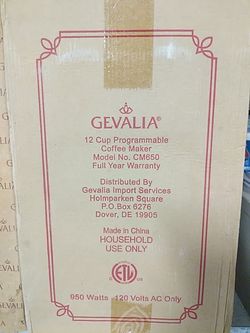 Gevalia coffee maker brand new