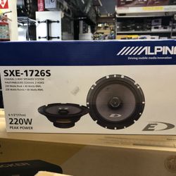 Alpine 6.5 Inch Speakers On Sale For 34 Bucks 