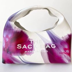MARC JACOBS The Future Floral leather sack bag LARGE NWT RARE SOLD OUT