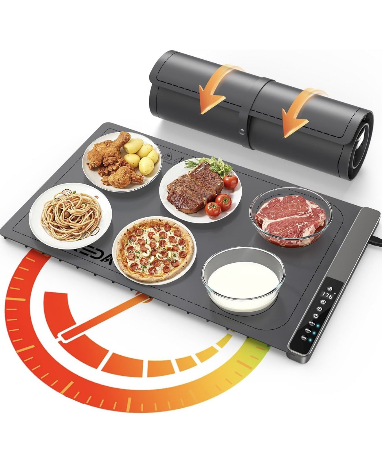 Brand New Food Warming Mat with 3-Zone Heating Mode