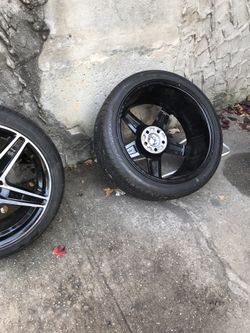 18’Rims and tires, In Good Condition $650