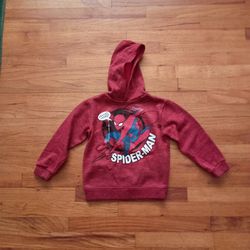 3/$10 ⭐ Boys Kids Red Marvel Superhero Spider-Man Hoodie Sweatshirt 6