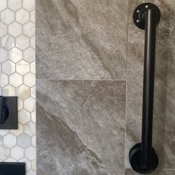 2 Shower Grab Bars 18”