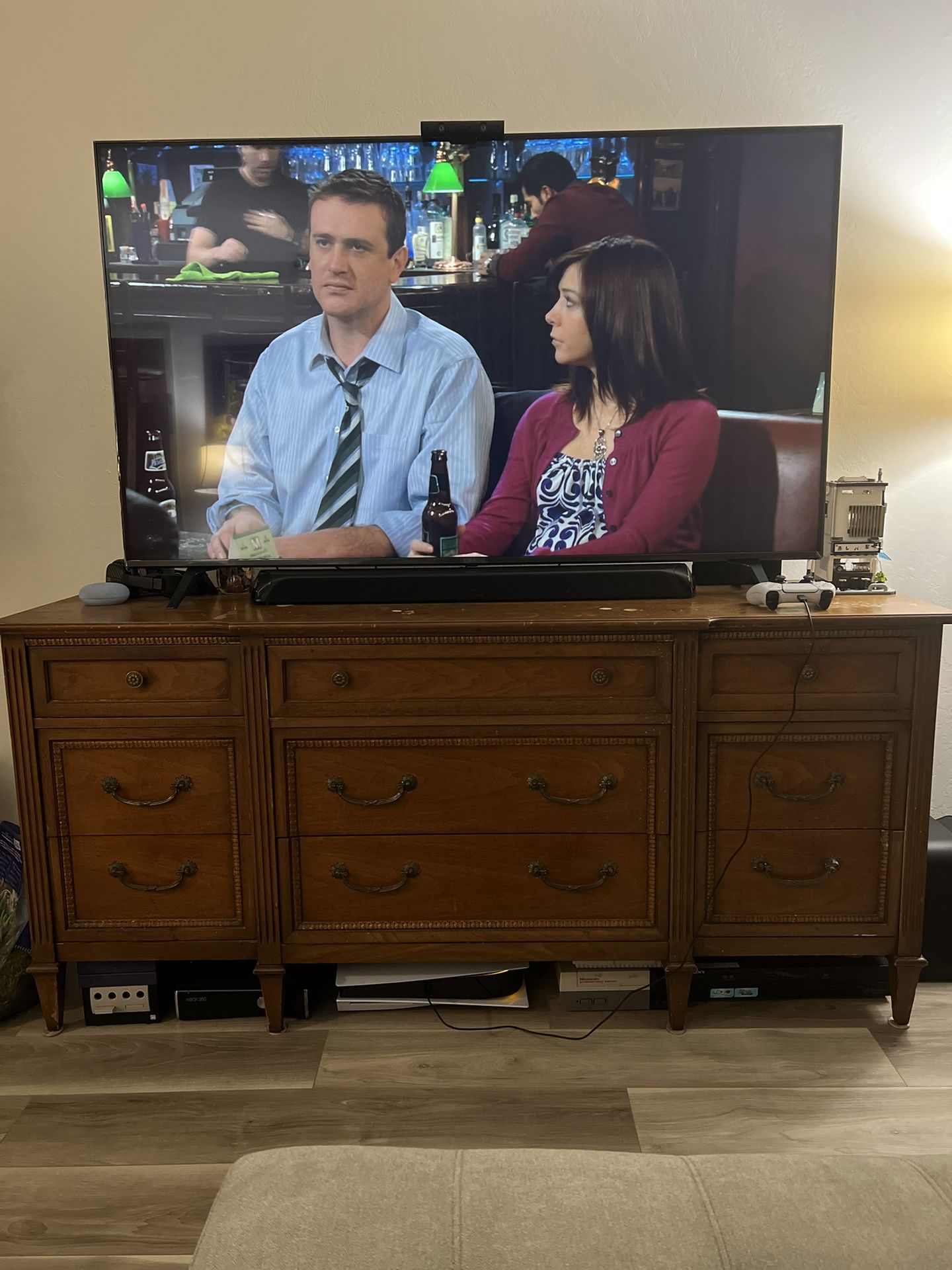 Antique Dresser And Side Table