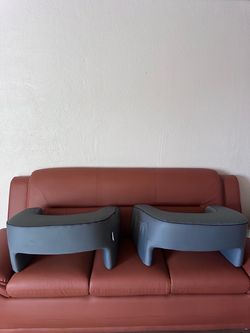 Pair of Grey Foam Lap Desks