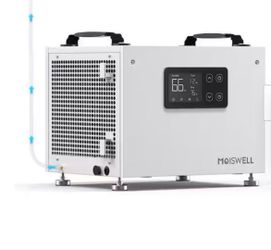 70 pt. 1,000 sq. ft. Bucketless Energy Star Most Efficient Commercial Dehumidifier with Pump for Crawlspace in. White