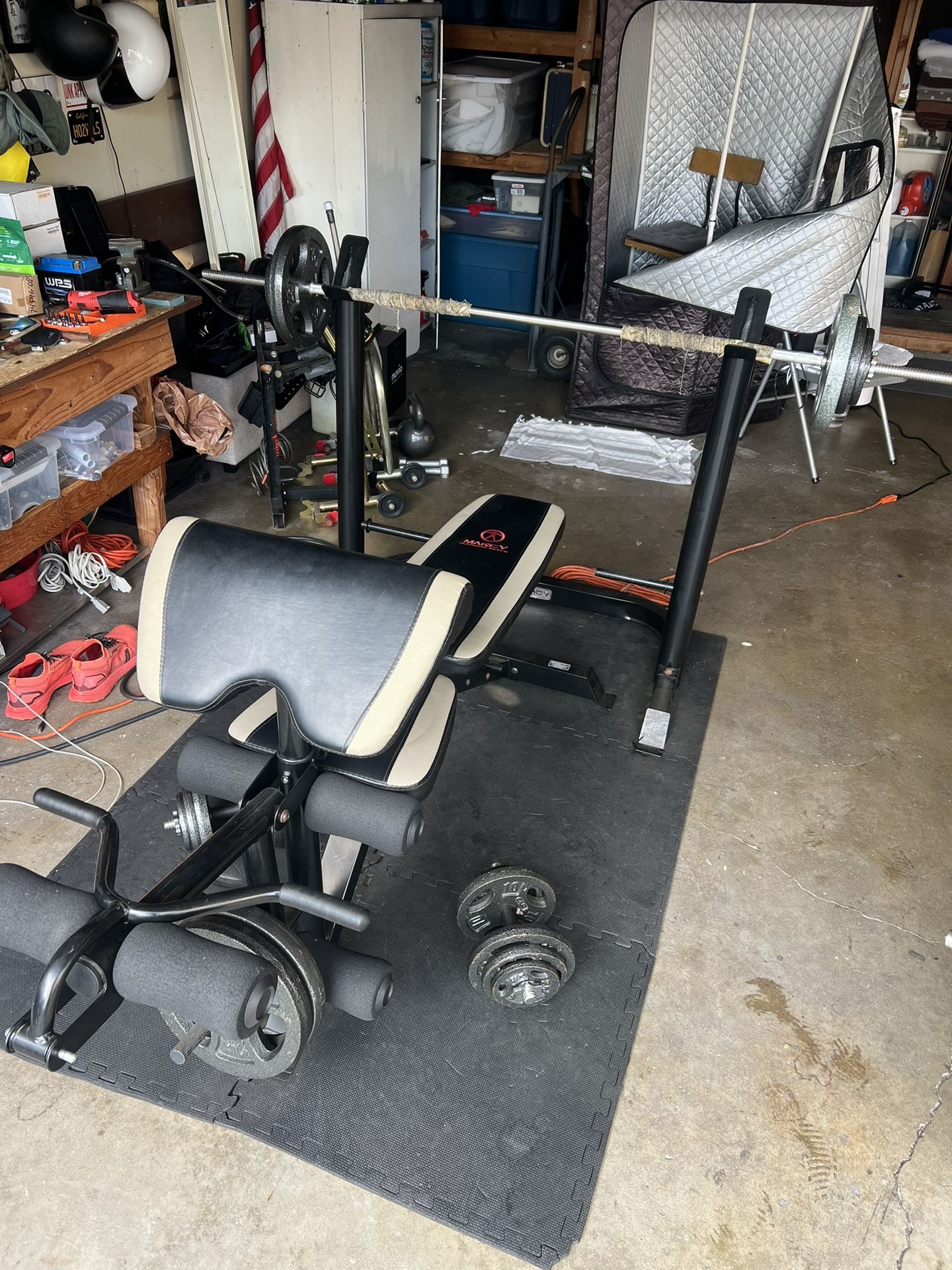 Marcy Home Gym Bench/squat/armcurl/legcurl