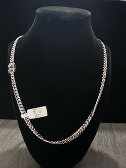 26” Stainless Cuban Box Lock
