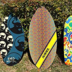 Beach Skim Boards Or Boogie Boards