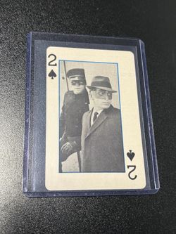 1966 Green Hornet Playing Cards Bruce Lee - 2 of Spades