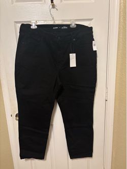 Womens OLD NAVY Black 18 straight leg with tags